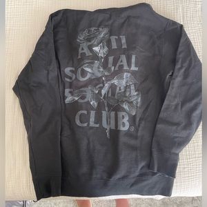 Anti social club hoodie